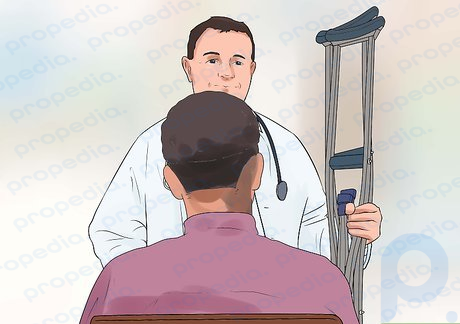 Step 1 Acquire crutches from your hospital or doctor.