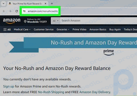 Step 1 You'll find your digital reward balance on Amazon's website.