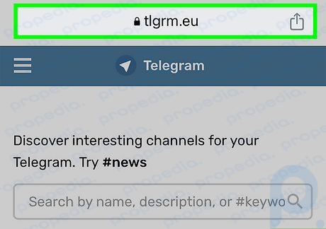 Step 2 Go to a telegram channel directory site.