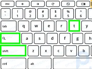 Atajos de teclado sencillos para desactivar la pantalla táctil de una Chromebook