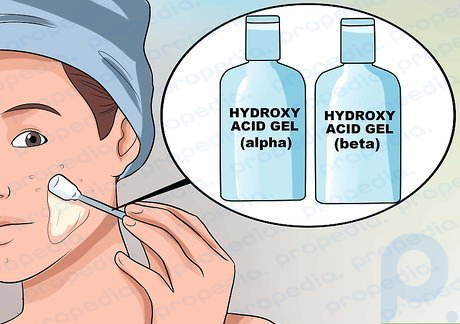 Paso 6 Utilice alfa y beta hidroxiácidos, o AHA y BHA.