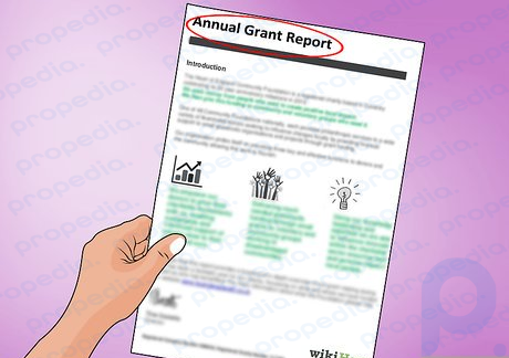 Step 3 Send in grant reports.