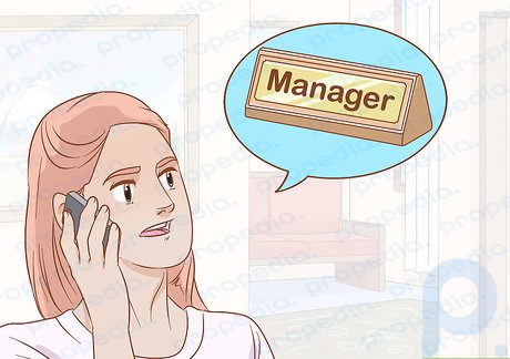 Step 3 Request to speak with a manager.