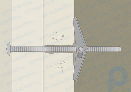 Step 4 Provide heavyweight support with a toggle bolt.