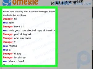 How to Have an Actual Conversation on Omegle