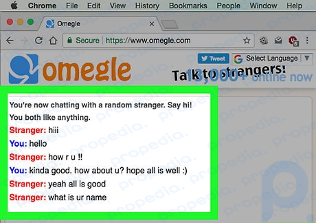 Step 6 Have fun on Omegle without talking to trolls.