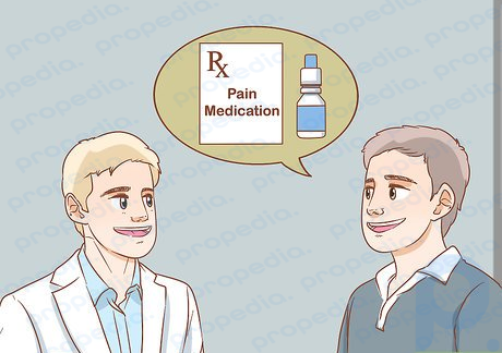 Step 4 Ask your veterinarian about pain medication.