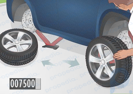 Step 2 Rotate your tires every 7,500 miles (12,100 km).