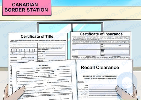 Adım 2 Gerekli tüm belgeleri yanınızda Kanada sınır istasyonuna getirin.