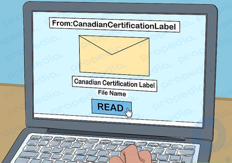 Step 4 Wait for your Canadian certification label to come in the mail.