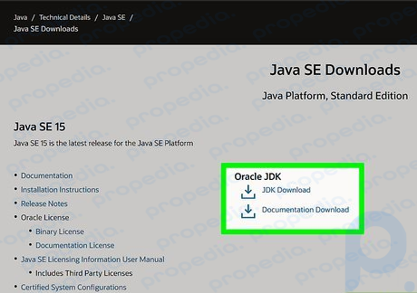 Step 2 Click the Download button beneath “JDK.”