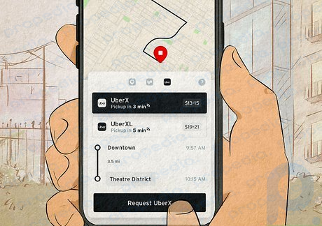 Étape 2 Demandez un Uber en dehors des heures de pointe pour éviter de payer un supplément.
