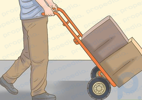 Étape 2 Utilisez un chariot de déménagement si vous devez déplacer de gros appareils électroménagers.