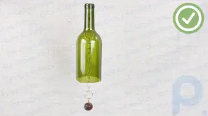 How to Make a Wind Chime Out of a Glass Wine Bottle