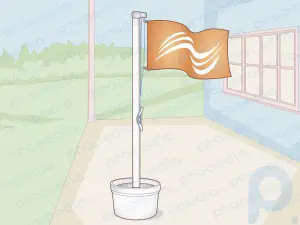 Como fazer seu próprio mastro de bandeira em casa