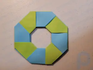 Origami Dönüştürücü Ninja Yıldızı Nasıl Yapılır